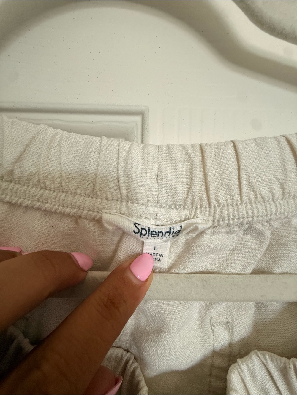 Splendid White Drawstring Sweatpants - Picture 8 of 8